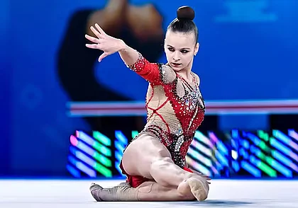 Белоруска Дарья Веренич выиграла вторую медаль Кубка Европы по художественной гимнастике