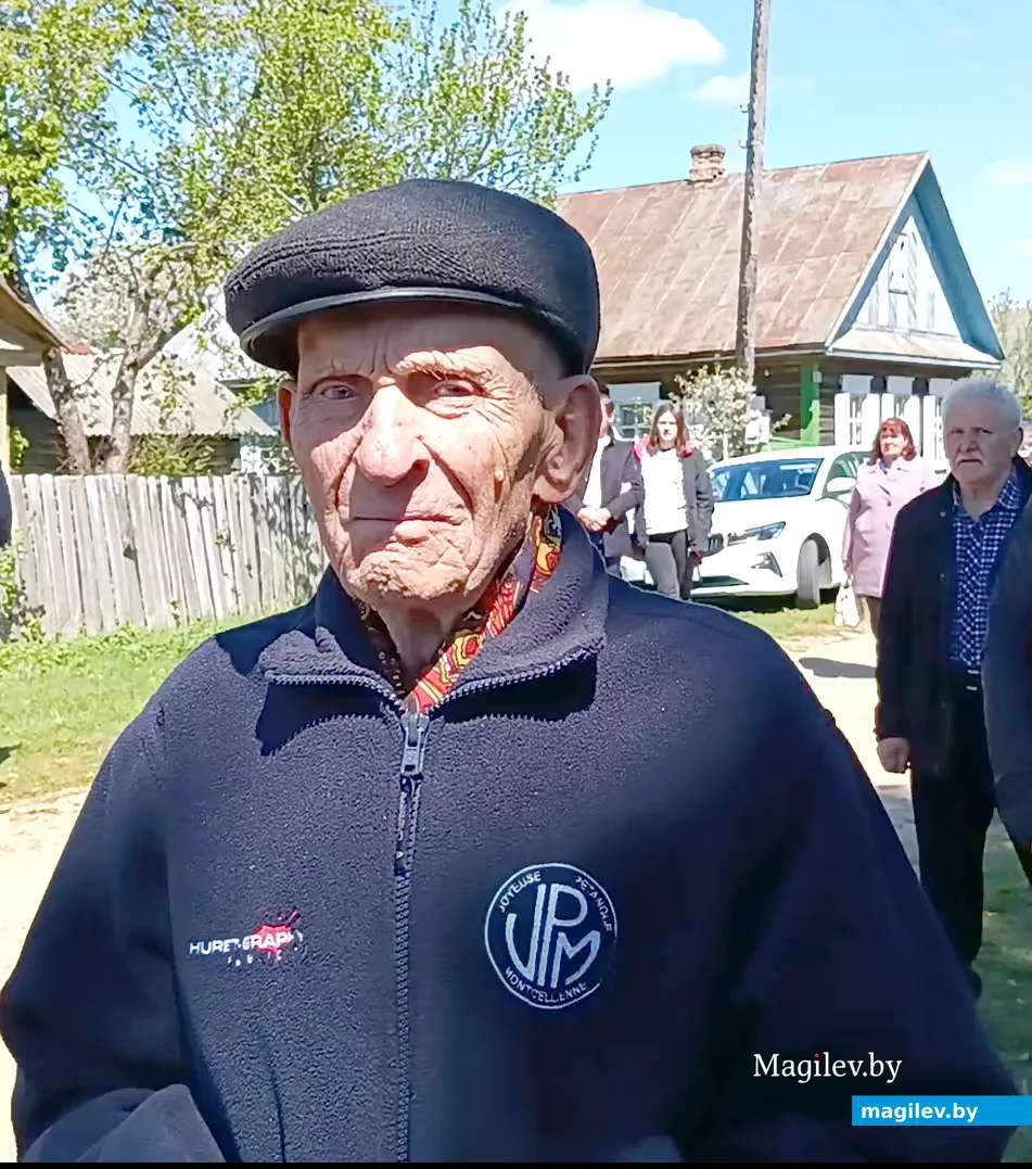 2023 г. Андрей Николаевич Дешковский, очевидец деревенской трагедии 1942 года, в то время ему было