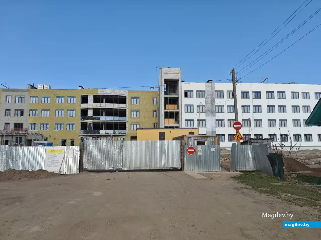  7 мая 20026 года. Могилев. Строительство школы по улице Гагарина. 