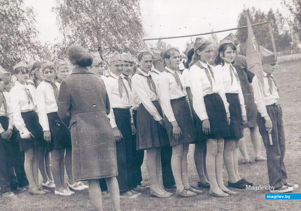 1972 год. Сычково, слет пионеров. 