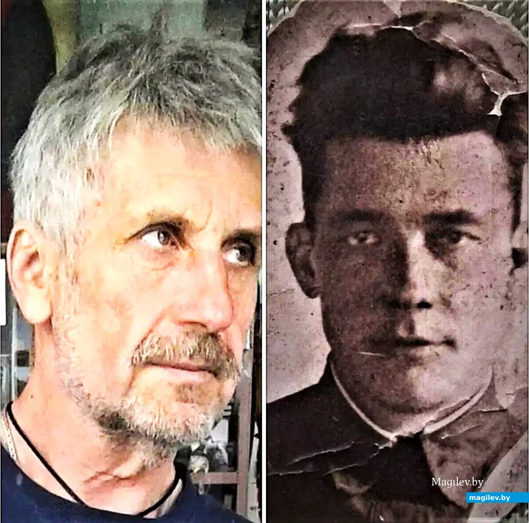 Внук и дед.