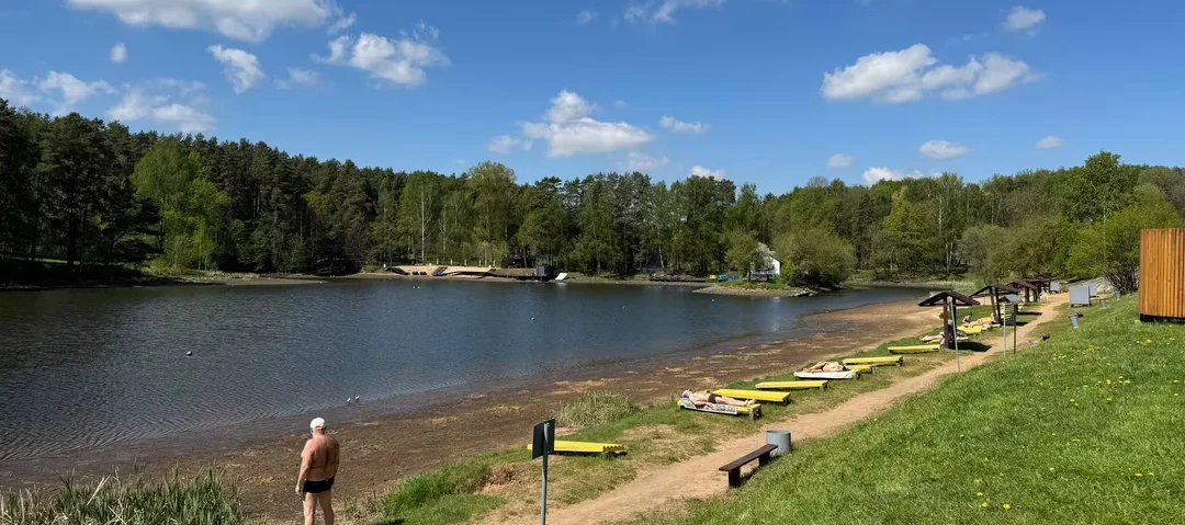 Печерское озеро в Могилеве начали сливать для масштабной чистки (видео). Дополнено.
