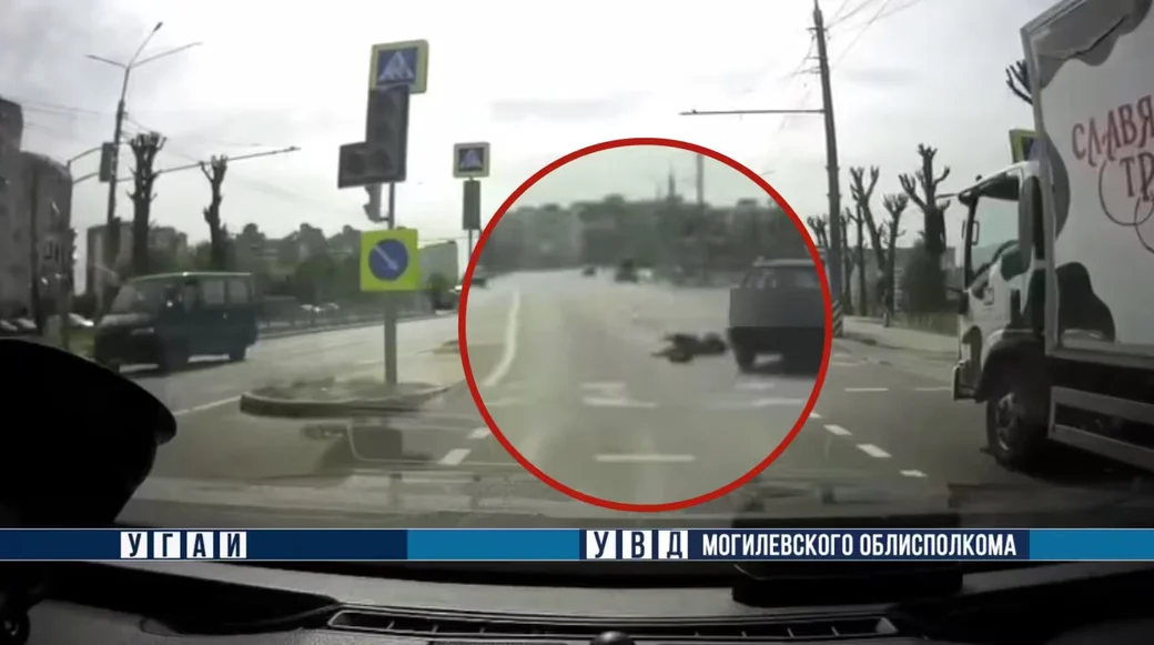 18.05.2026 г. ДТП в Могилеве. Скан с видео УГАИ УВД Могоблисполкома