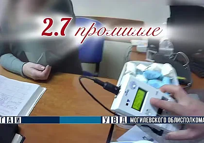 В Могилеве дама хорошо выпила и села за руль: ее задержали сотрудники ГАИ