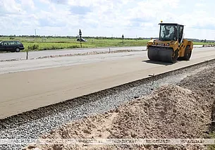 Движение на бетонном участке трассы М10 в Гомельской области планируют запустить в сентябре
