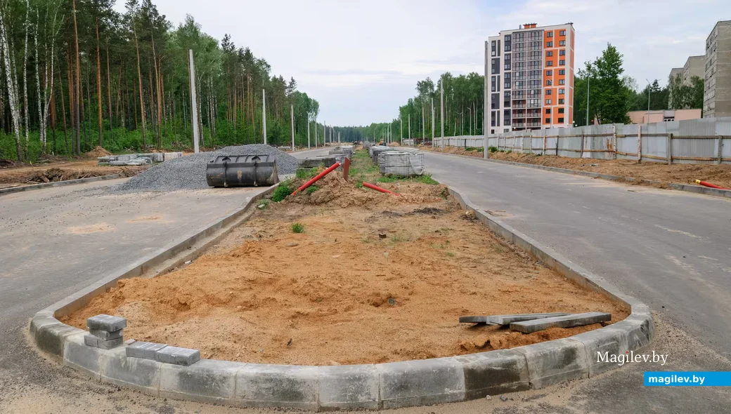 20.05.2026, Бобруйск. Строительство нового участка улицы Ульяновской.
