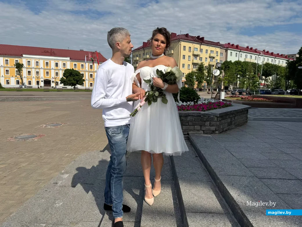 22.05.2026 г. Могилев. ЗАГС. Молодожены недели: Дарья и Антон Маруки. 