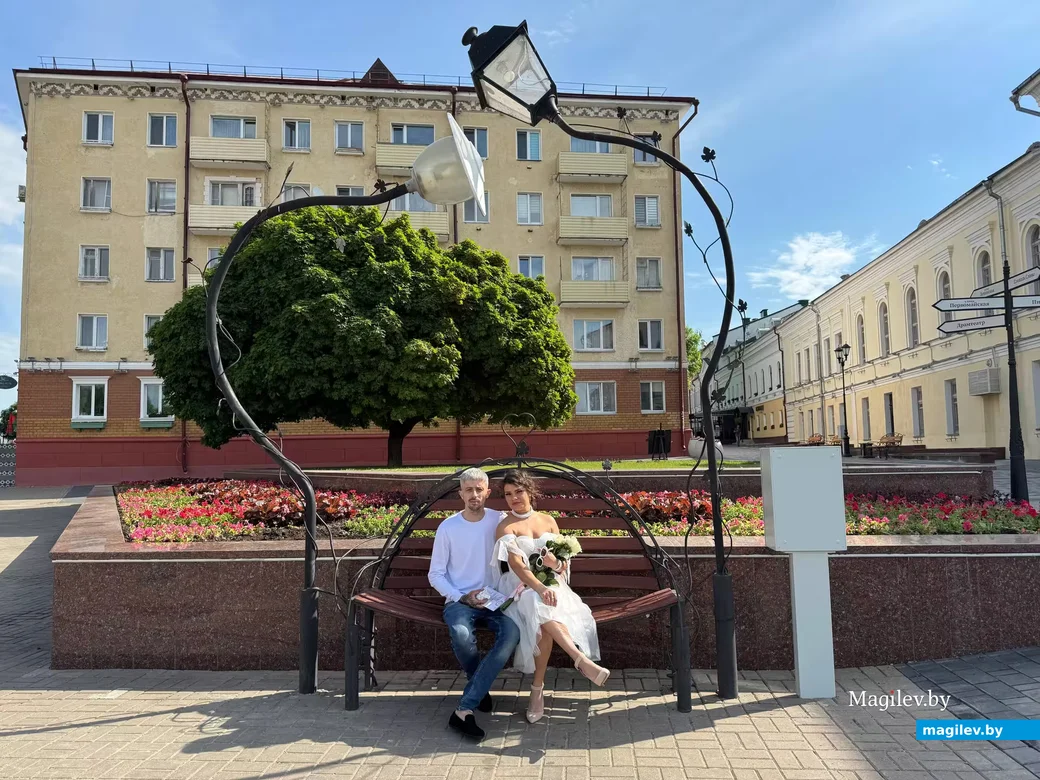  22.05.2026 г. Могилев. ЗАГС. Молодожены недели: Дарья и Антон Маруки.