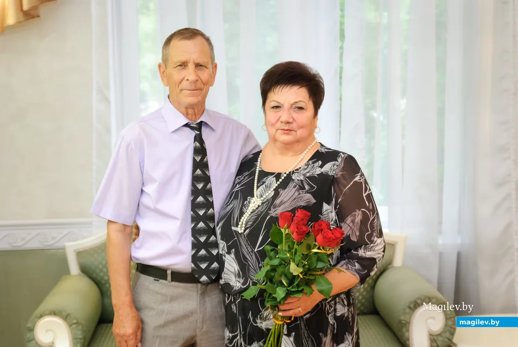 22.05.2026. Отдел ЗАГС Бобруйского горисполкома. Золотые юбиляры Галина Петровна и Василий