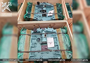 Комплектующие для танков и боевых машин пытались перевезти из Беларуси в Евросоюз