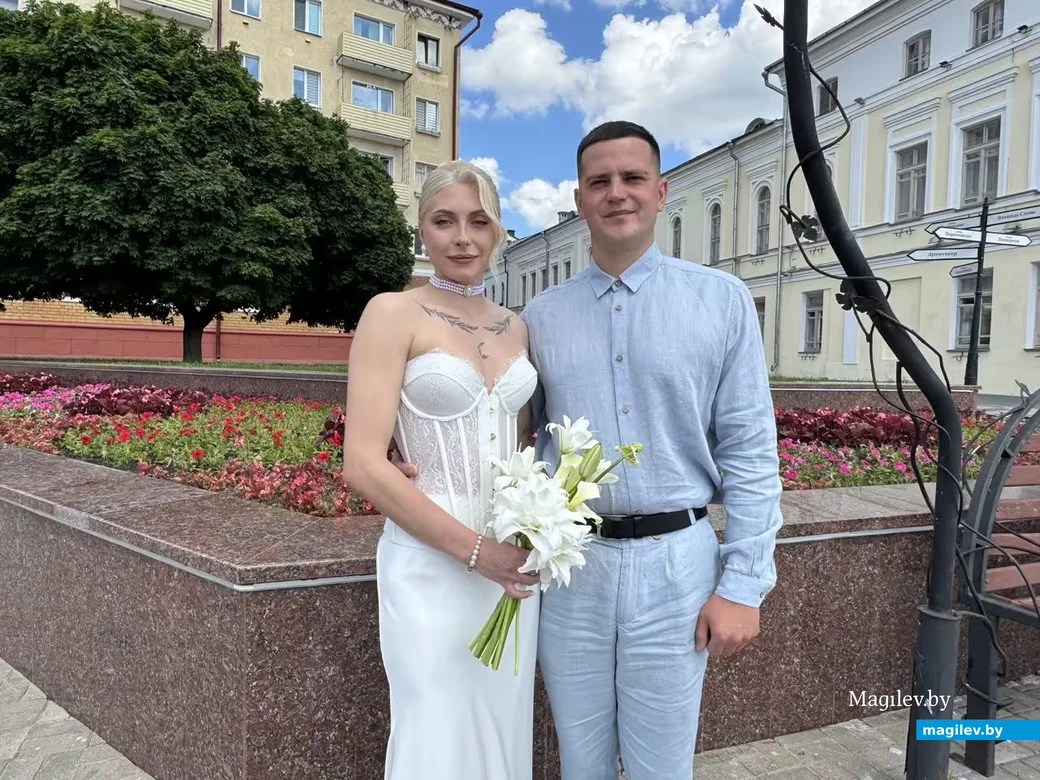 05.06.2026 г. Могилев. ЗАГС. Молодожены недели: Анастасия и Александр Даниловичи. 