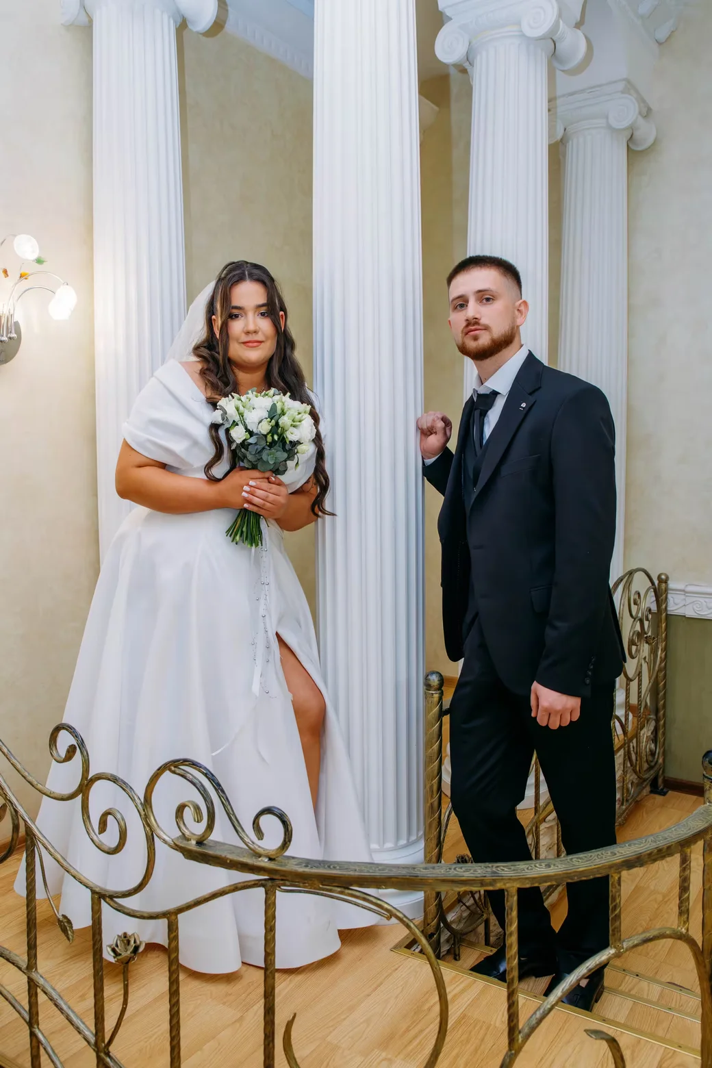 Свадебная пара Алина Воробьёва и Артур Пискунов. 