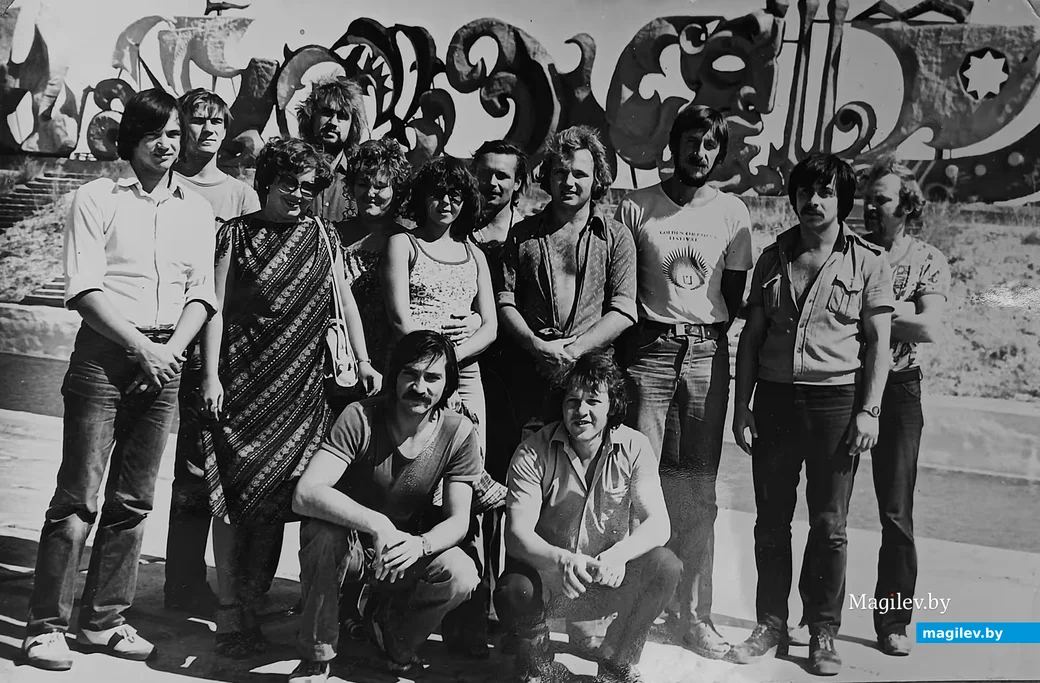  1980 год. ВИА  «Верасы». Сергей Грумо второй слева.