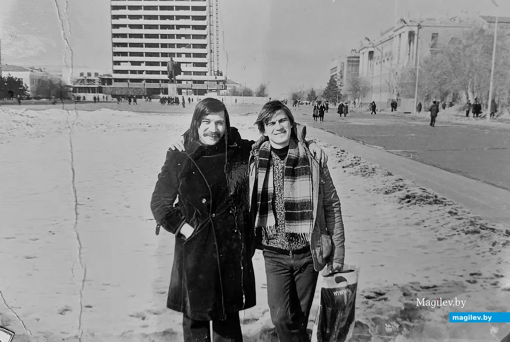  1980-й год. Александр Тиханович и Сергей Грумо.