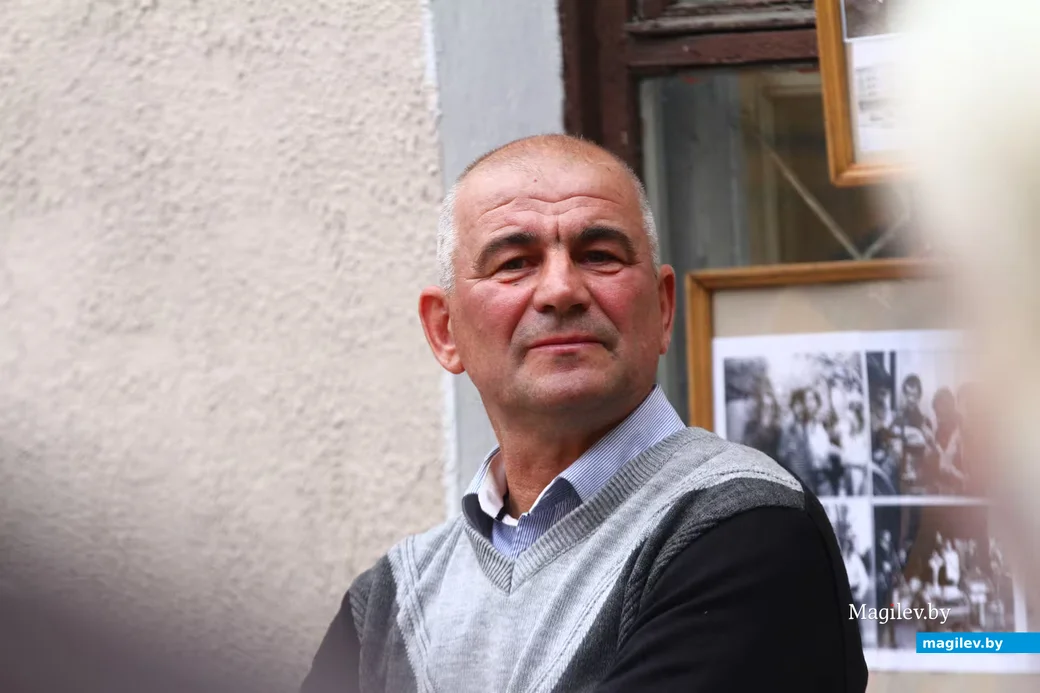  2017 год, Могилев. Сергей Грумо на тусовке могилевских «семидесятников».