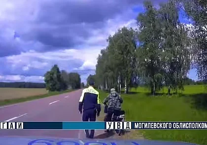Пьяного водителя электровелосипеда остановили в Хотимске