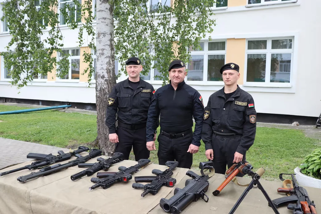 Урок профориентации от УВД Бобруйска на базе СШ №21.