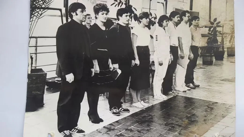 Июль 1976 год. Одни из первых соревнований по плаванию в плавательном бассейне " ШИННИК ". Федор
