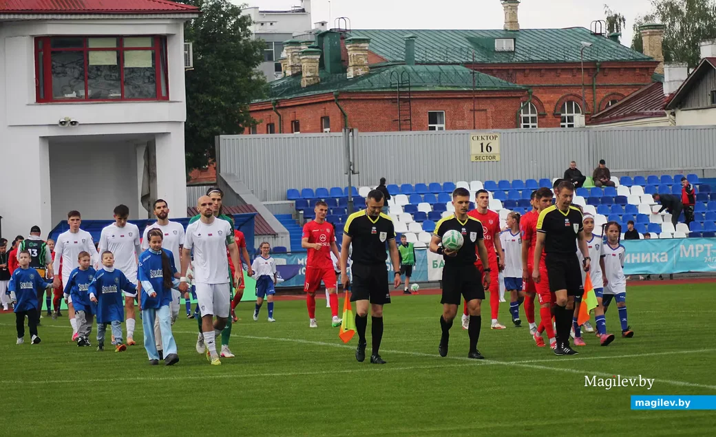  14.06.2026, Могилев, стадион «Спартак». Фрагмент матча «Днепр-Могилев» – «Арсенал» (Дзержинск). 