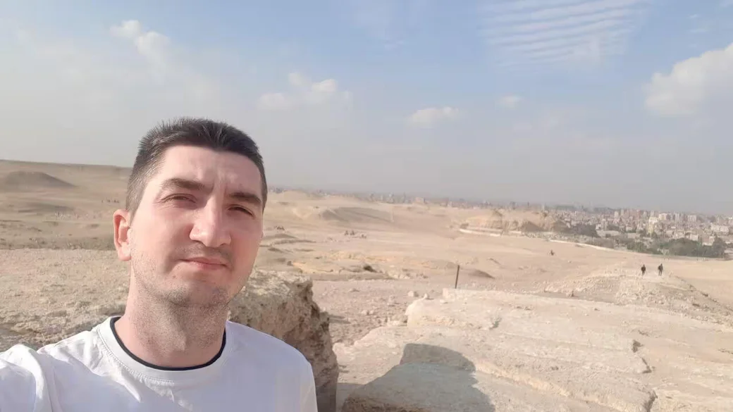  Виталий Ковега из Могилева работал в Египте на строительстве атомной электростанции. 