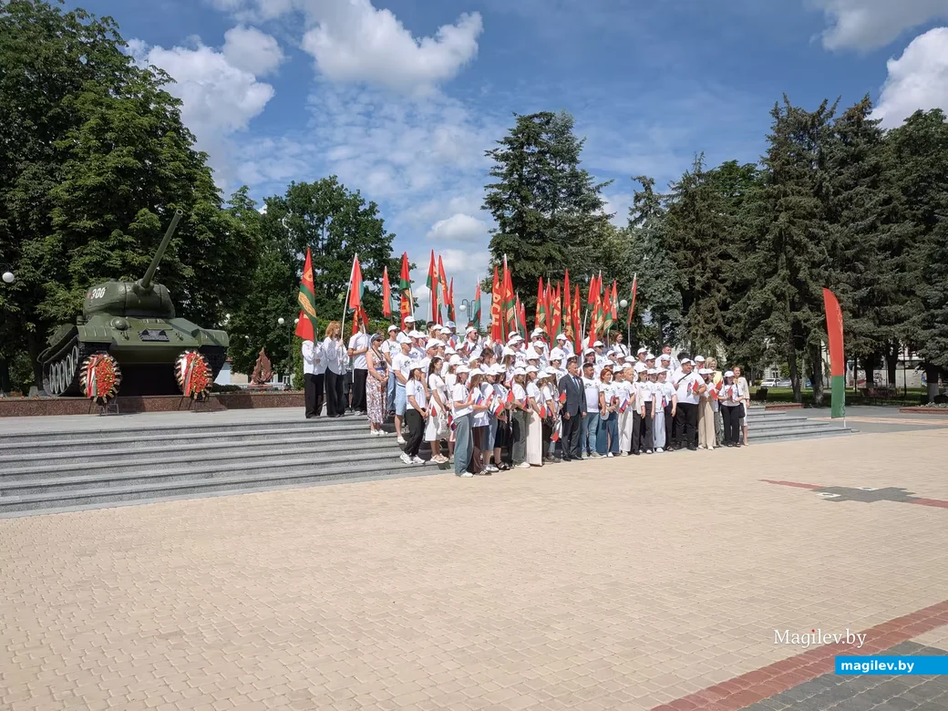 24.06.2026. В Бобруйске встретили участников проекта «Дорогами памяти и славы».