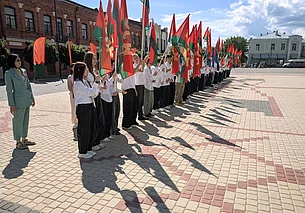 В Бобруйске встретили участников проекта «Дорогами памяти и славы»