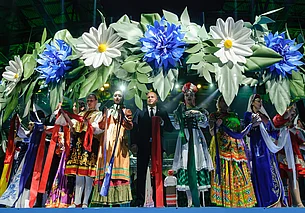 Торжественная церемония закрытия фестиваля «Венок дружбы» в Бобруйске: наш фоторепортаж