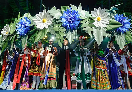 Торжественная церемония закрытия фестиваля «Венок дружбы» в Бобруйске: наш фоторепортаж