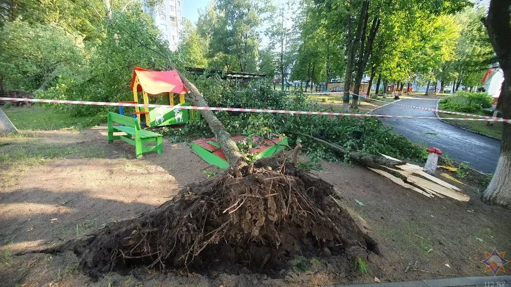 29.06.2026 г. Последствия верта в Бобруйске и Бобруйском районе. Фото: Могилевское областное УМЧС 