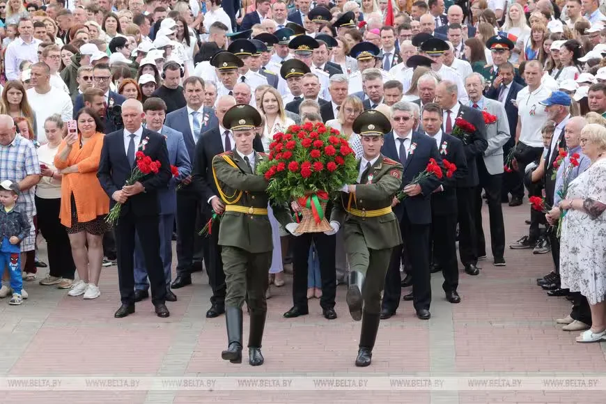 3 июля 2026 года.  Митинг, посвященный Дню Независимости Республики Беларусь и 85-й годовщине