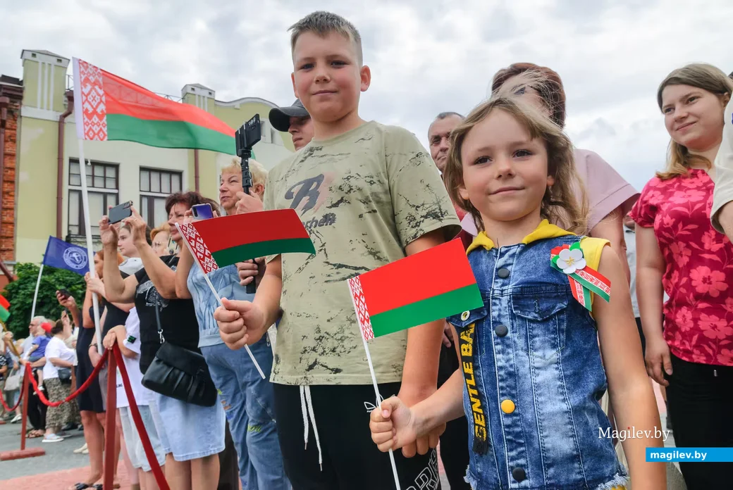 03.07.2026. Площадь Победы. День независимости Республики Беларусь. Митинг у памятника-танку на