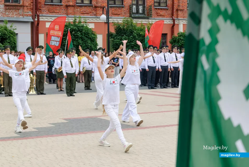 03.07.2026. Площадь Победы. День независимости Республики Беларусь. Митинг у памятника-танку на