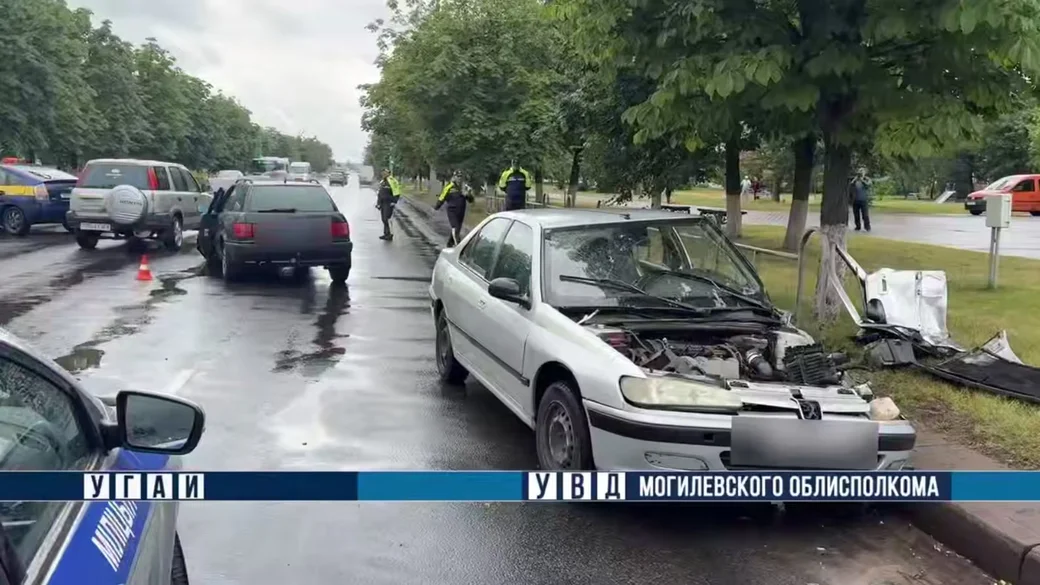  6.06.2026 г. ДТП на ул. Островского в Могилеве