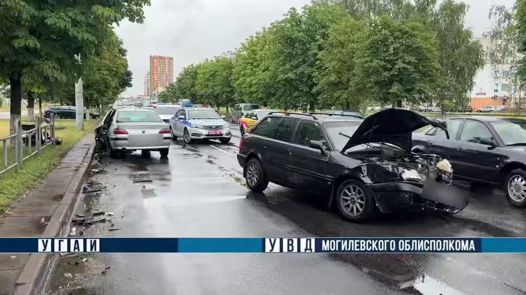  6.06.2026 г. ДТП на ул. Островского в Могилев