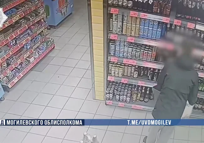 Минчанин приезжал в Могилев, чтобы воровать в магазинах спиртное