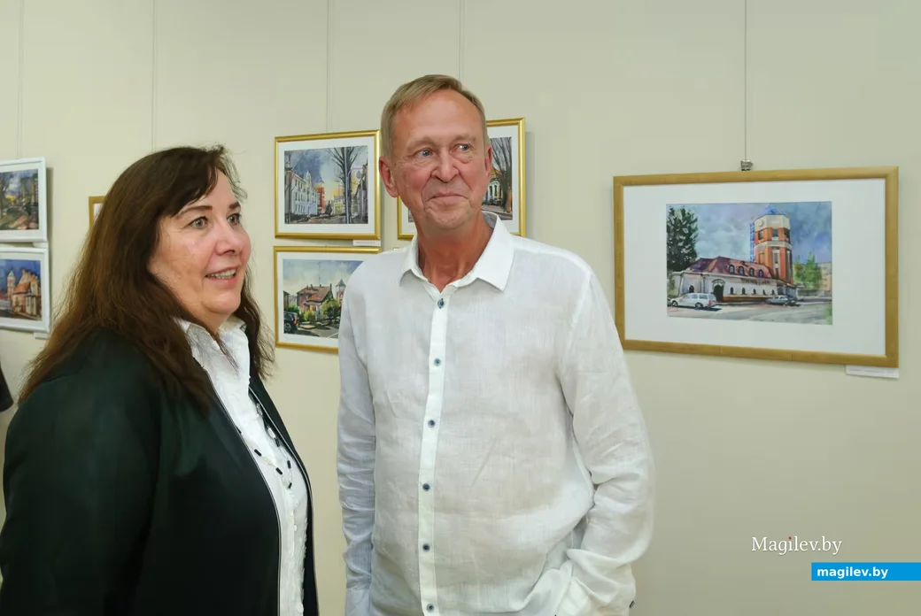 10.07.2026. Бобруйский художественный музей. Выставка акварели «Городской пейзаж» Сергея