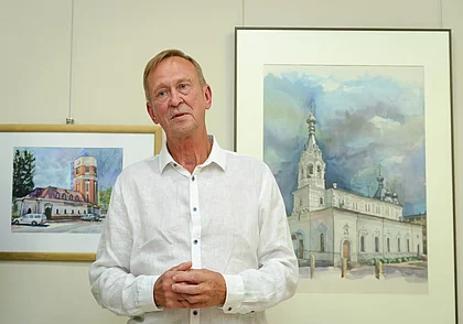 Архитектор рисует город. В Бобруйске открылась первая персональная выставка Сергея Леонова