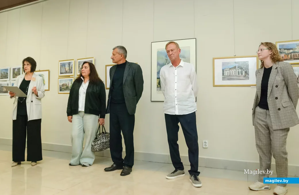 10.07.2026. Бобруйский художественный музей. Выставка акварели «Городской пейзаж» Сергея