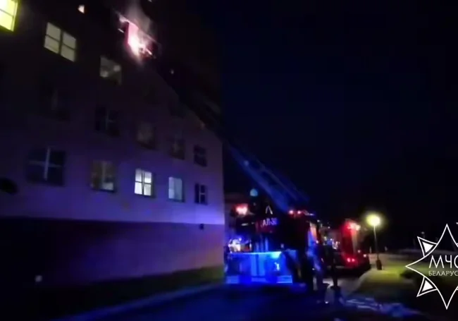 В Гродно при пожаре в больнице были эвакуированы 254 человека
