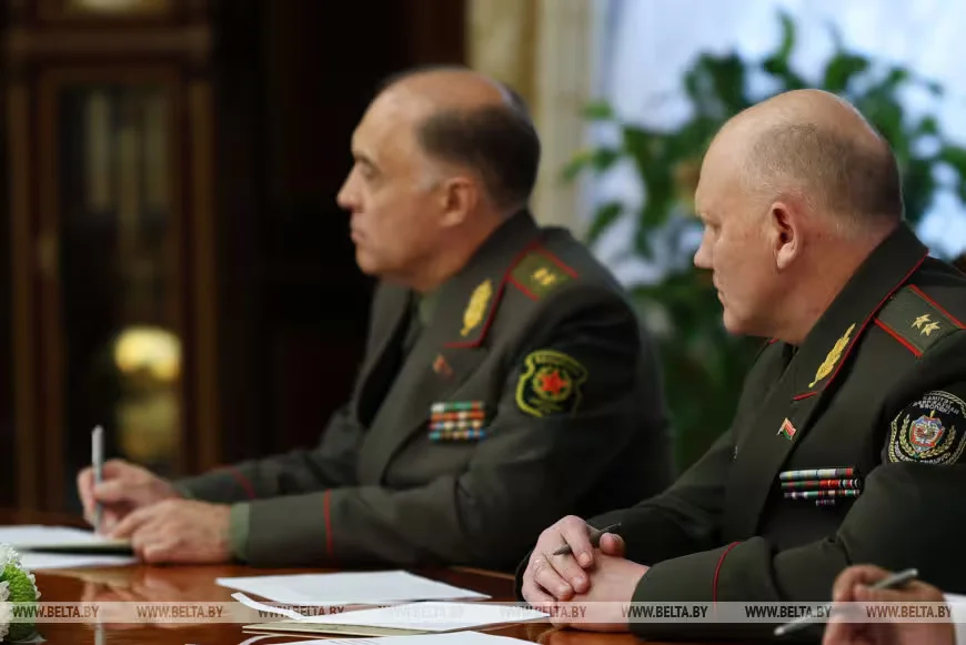 23 июля 2026 года. Госсекретарь Совбеза Александр Вольфович и председателя КГБ Иван Тертель.
