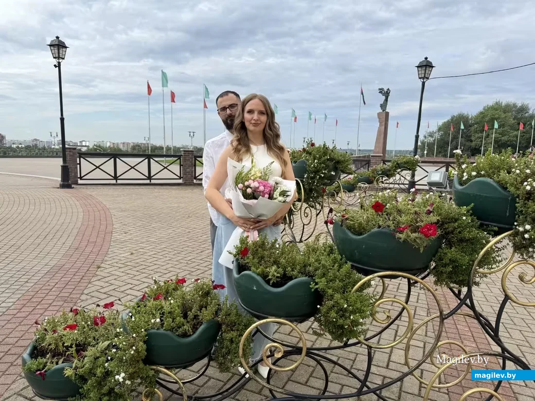 24.07.2026 г. Могилев. ЗАГС. Свадебная пара недели: Ольга и Дмитрий Тозик. 
