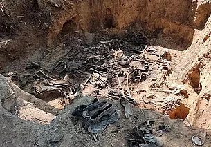 Останки не менее 142 жертв геноцида белорусов обнаружены в Казимировском лесу в Могилеве