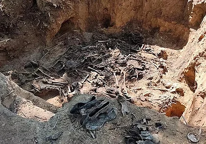 Останки не менее 142 жертв геноцида белорусов обнаружены в Казимировском лесу в Могилеве