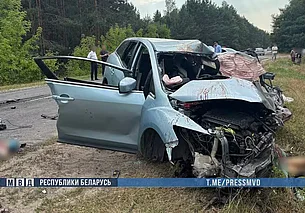 Страшная авария на Гомельщине: погибли три человека, в том числе 11-летняя девочка