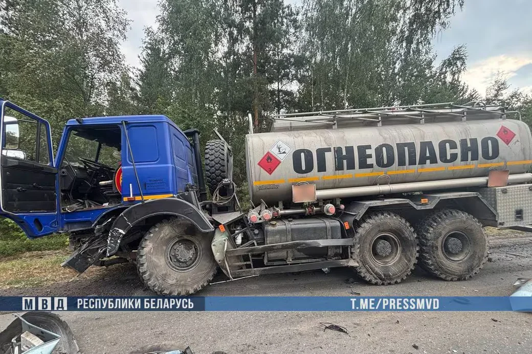 5.08.2026 г. ДТП в Гомельской области. Фото: МВД Беларуси 