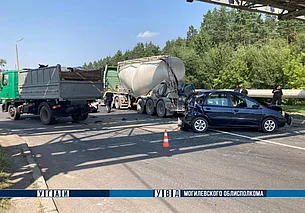 ДТП на Славгородском шоссе в Могилеве: пострадали три человека