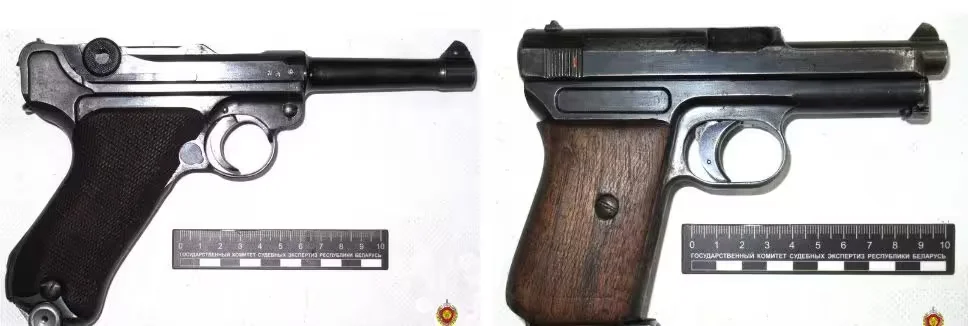  Пистолеты (слева направо) «Borchardt-Luger» и «Mauser». Фото: ГКСЭ