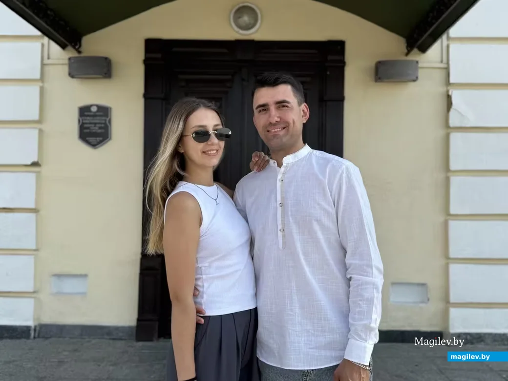 07.08.2026 г. Могилев. ЗАГС. Свадебная пара недели: Андрей Лынюк и Анастасия Курагина.