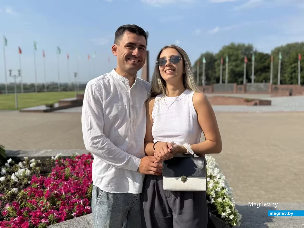 07.08.2026 г. Могилев. ЗАГС. Свадебная пара недели: Андрей Лынюк и Анастасия Курагина.
