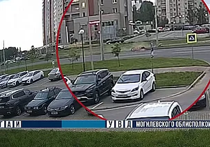 В Могилеве мотоциклист-бесправник скрылся после ДТП. Его нашли